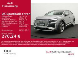 Taifungrau metallic Gebraucht 2022 Audi Q4 e-tron S-Line SUV | 29.910 € (Superpreis)