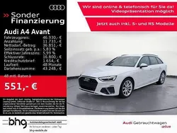Weiß Gebraucht 2024 Audi A4 S-Line Kombi | 46.930 € (Teuer)