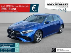 Metalliclack spektralblau Gebraucht 2024 Mercedes A200 AMG Limousine | 33.980 € (Fairer Preis)