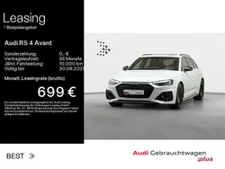 Gletscherweiß metallic Gebraucht 2024 Audi RS4 Ambiente Kombi | 78.079 € (Fairer Preis)