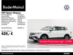 Weiß Gebraucht 2023 VW Tiguan Allspace SUV | 36.830 € (Fairer Preis)