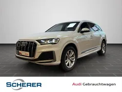 Gletscherweiß metallic Gebraucht 2021 Audi Q7 S-Line SUV | 40.990 € (Superpreis)