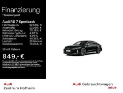 Schwarz Gebraucht 2022 Audi RS7 Sportback Ambiente Kleinwagen | 92.580 € (Guter Preis)