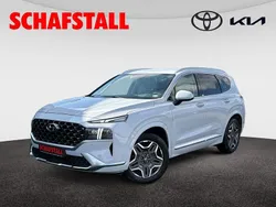 Weiss (glacier white / mic) Gebraucht 2021 Hyundai Santa Fe Signature SUV | 34.979 € (Fairer Preis)