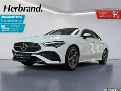 Unilack polarweiß Gebraucht 2024 Mercedes CLA250e AMG Limousine | 36.490 € (Fairer Preis)