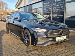 Schwarz Gebraucht 2022 Mercedes C220 AMG line Kombi | 29.990 € (Fairer Preis)