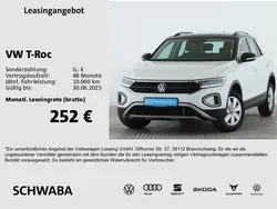 Pure white/schwarz Gebraucht 2024 VW T-Roc Life SUV | 25.970 € (Guter Preis)