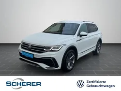 Pure white Gebraucht 2024 VW Tiguan Allspace R-line SUV | 39.900 € (Fairer Preis)