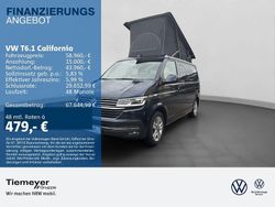 Blau Gebraucht 2021 VW T6.1 California Van | 58.960 € (Teuer)