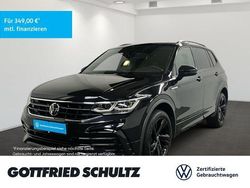 Schwarz Gebraucht 2022 VW Tiguan Allspace R-line SUV | 36.450 € (Fairer Preis)
