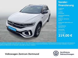 Pure white/schwarz Gebraucht 2025 VW T-Roc R-line SUV | 34.163 € (Superpreis)