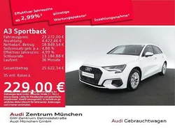 Ibisweiß Gebraucht 2022 Audi A3 Sportback e-tron Design Limousine | 23.272 € (Fairer Preis)
