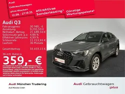 Nanograu metallic Gebraucht 2022 Audi Q3 Sportback Ambiente SUV | 30.985 € (Guter Preis)