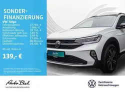 Weiß (pure white schwarz) Gebraucht 2024 VW Taigo Style SUV | 27.740 € (Teuer)