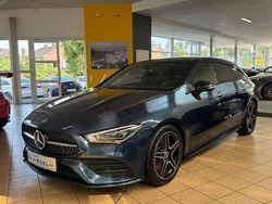Blau Gebraucht 2023 Mercedes CLA200 Shooting Brake AMG line Kombi | 32.999 € (Etwas zu teuer)