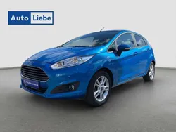 Arubablau metallic Gebraucht 2015 Ford Fiesta Trend Kleinwagen | 8.399 € (Fairer Preis)