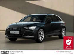 Mythosschwarz metallic Gebraucht 2024 Audi A3 Sportback Advanced Limousine | 30.420 € (Guter Preis)