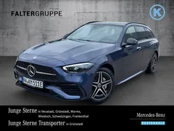 Sodalithblau Gebraucht 2024 Mercedes C300e AMG line Kombi | 58.330 € (Teuer)