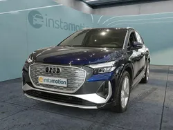 Blau Gebraucht 2024 Audi Q4 e-tron S-Line SUV | 54.199 € (Etwas zu teuer)