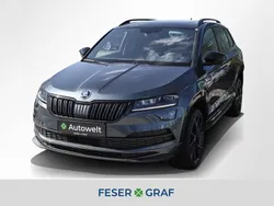 Grau Gebraucht 2021 Skoda Karoq SportLine SUV | 22.840 €