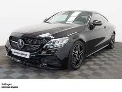 Ung. schwarz unilack Gebraucht 2020 Mercedes C200 AMG line Coupé | 32.950 € (Guter Preis)
