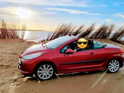 Rot Gebraucht 2007 Peugeot 207 CC Cabrio | 1.200 € (Teuer)