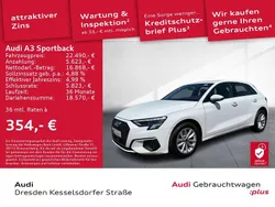 Ibisweiß Gebraucht 2022 Audi A3 Limousine | 22.490 € (Guter Preis)