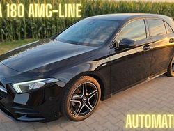 Schwarz Gebraucht 2021 Mercedes 180 AMG line Limousine | 25.680 € (Fairer Preis)
