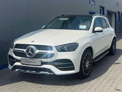 Manufaktur diamantweiss bright Gebraucht 2024 Mercedes GLE400 AMG line SUV | 91.999 € (Teuer)