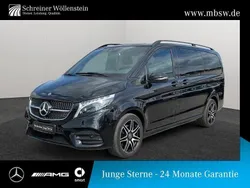 Schwarz obsidianschwarz Gebraucht 2024 Mercedes V250 AMG Van / Kleinbus | 60.990 € (Fairer Preis)
