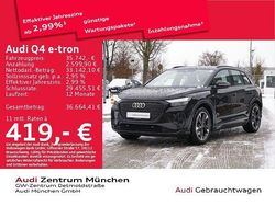 Mythosschwarz metallic Gebraucht 2023 Audi Q4 e-tron S-Line SUV | 35.742 € (Fairer Preis)