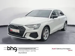Weiß Gebraucht 2023 Audi A3 Sportback e-tron S-Line Limousine | 28.850 € (Guter Preis)