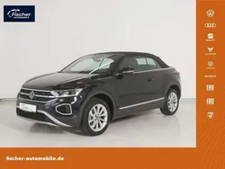 Schwarz Gebraucht 2024 VW T-Roc Cabriolet Style Cabrio | 31.480 € (Guter Preis)