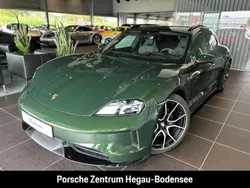 Oakgrünmetallic neo Gebraucht 2025 Porsche Taycan 4S Sport Turismo Limousine | 155.900 € (Teuer)