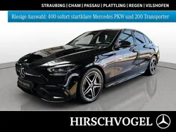 Schwarz Gebraucht 2024 Mercedes C200 AMG line Limousine | 41.970 € (Etwas zu teuer)
