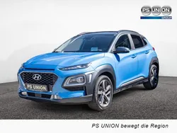 Blau / blue lagoon Gebraucht 2020 Hyundai Kona Premium SUV | 16.450 € (Fairer Preis)