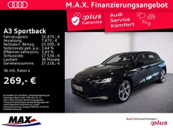 Mythosschwarz metallic Gebraucht 2024 Audi A3 Advanced Plus Limousine | 32.479 € (Fairer Preis)
