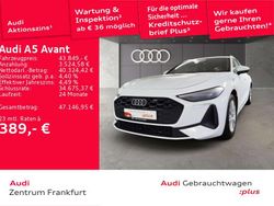 Gletscherweiß metallic/gletsch Gebraucht 2025 Audi A5 Sport Kombi | 43.849 € (Fairer Preis)