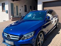 Blau Gebraucht 2015 Mercedes C220 AMG line Kombi | 14.490 € (Fairer Preis)