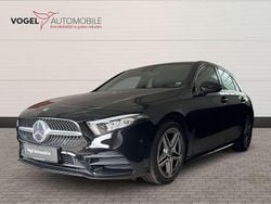 Nachtschwarz uni Gebraucht 2018 Mercedes A200 AMG line Limousine | 20.620 € (Guter Preis)
