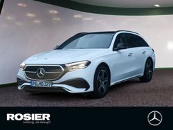 Weiss / polarweiß Gebraucht 2024 Mercedes E220 AMG Kombi | 62.890 €