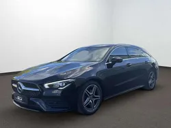 Nachtschwarz unilack Gebraucht 2021 Mercedes CLA200 AMG line Kombi | 25.950 € (Fairer Preis)