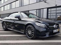 Schwarz Gebraucht 2018 Mercedes C300 AMG line Cabrio | 30.550 € (Etwas zu teuer)
