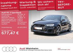 Mythosschwarz metallic Gebraucht 2020 Audi RS3 Sportback Sport Kleinwagen | 39.799 € (Fairer Preis)