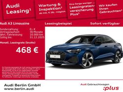Ascariblau metallic Gebraucht 2024 Audi A3 S-Line Limousine | 37.990 € (Fairer Preis)