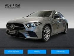 lack mountaingrau Gebraucht 2021 Mercedes A250 AMG Limousine | 26.579 € (Fairer Preis)