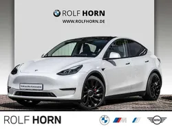 Multicoat: pearl white Gebraucht 2022 Tesla Model Y Performance SUV | 37.930 € (Fairer Preis)