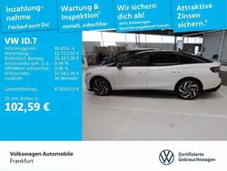 Weiß Gebraucht 2024 VW ID.7 Pro Limousine | 46.850 € (Fairer Preis)