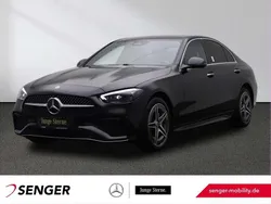 Schwarz Gebraucht 2024 Mercedes C300e AMG Limousine | 47.900 € (Fairer Preis)