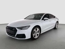 Weiß (gletscherweiß metallic) Gebraucht 2024 Audi A7 S-Line Kleinwagen | 69.939 € (Superpreis)